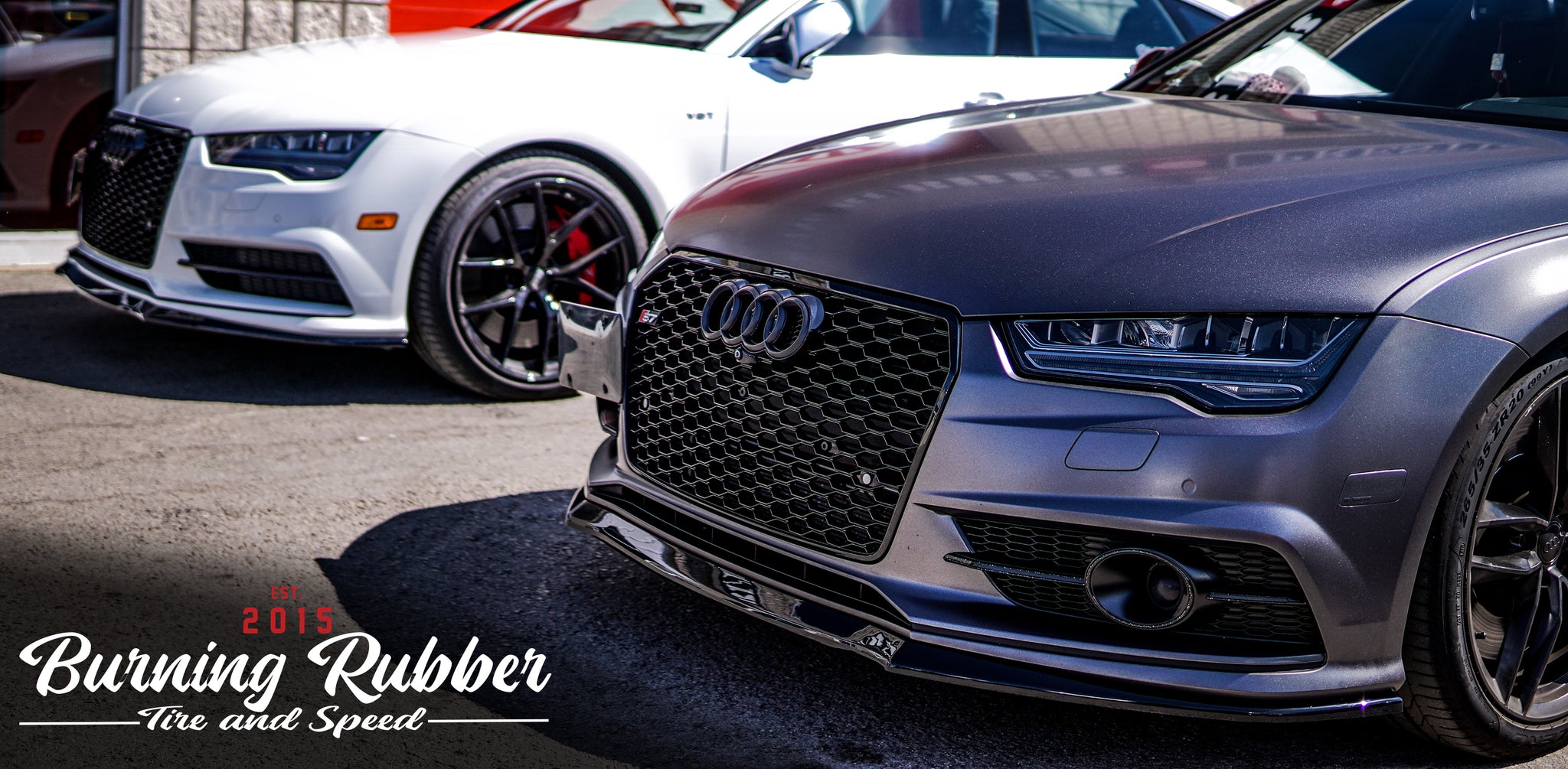 Stunning Twin Audi RS7 at our shop